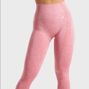 Gymshark vital seamless pink marl set